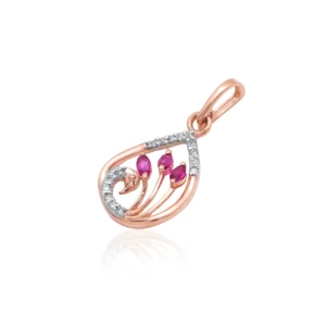 Rose Gold Diamond Pendant
