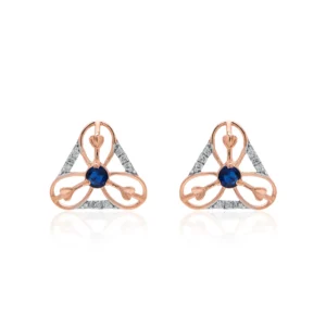 Rose Gold Diamond Earrings