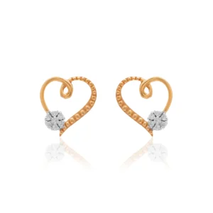 Rose Gold Diamond Earrings