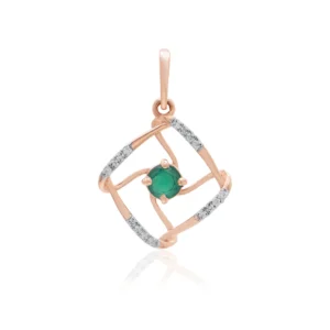 Rose Gold Diamond Pendant