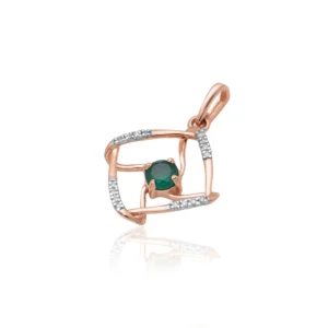 Rose Gold Diamond Pendant