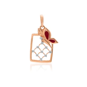 Rose Gold Diamond Pendant