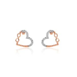 Rose Gold Diamond Earrings