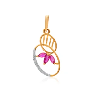 Yellow Gold Diamond Pendant