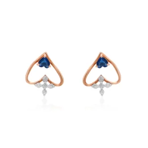 Rose Gold Diamond Earrings